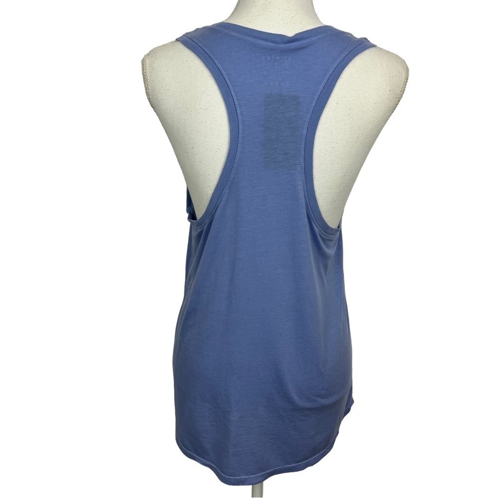 NWT PELETON Women’s Athletic Biking Tank Top Sz Small Blue W/Graphics Stretch - Picture 4 of 11